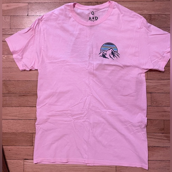 American Outdoors Pink Graphic Men’s T-Shirt M - Picture 6 of 8